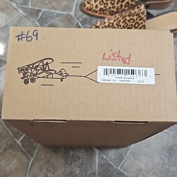 New in Box Soludos Venetian Leopard Mule Sz 5 - Picture 9 of 13